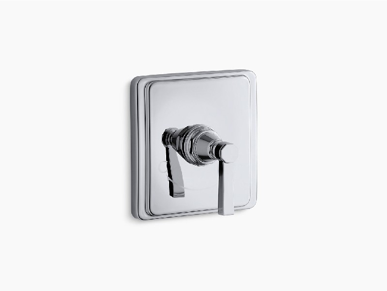 KOHLER K-T13173-4A PINSTRIPE 6 3/4 INCH THERMOSTATIC VALVE TRIM WITH LEVER HANDLE