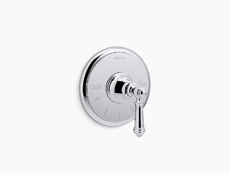 KOHLER K-T72769-4 ARTIFACTS 6 INCH THERMOSTATIC VALVE TRIM WITH LEVER HANDLE