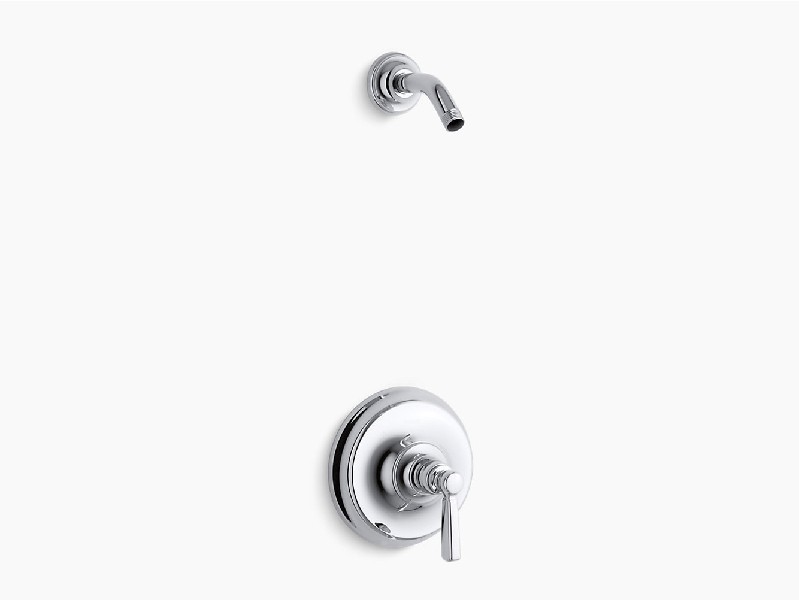 KOHLER K-TLS10583-4 BANCROFT 2.5 GPM RITE-TEMP BATH AND SHOWER VALVE TRIM WITH LEVER HANDLE AND LESS SHOWER HEAD