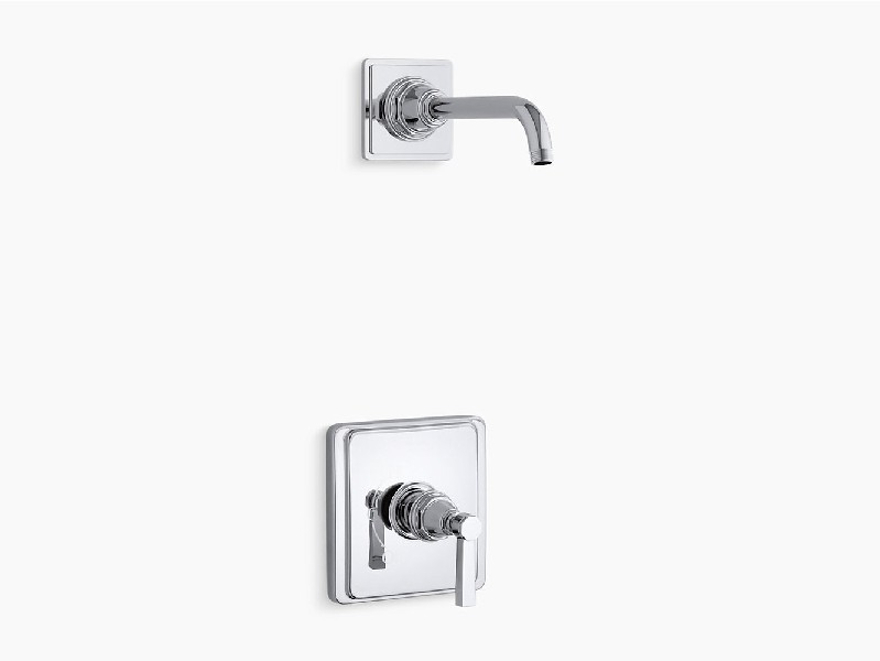 KOHLER K-TLS13134-4A PINSTRIPE PURE 2.5 GPM RITE-TEMP SHOWER TRIM SET WITH LEVER HANDLE AND LESS SHOWER HEAD
