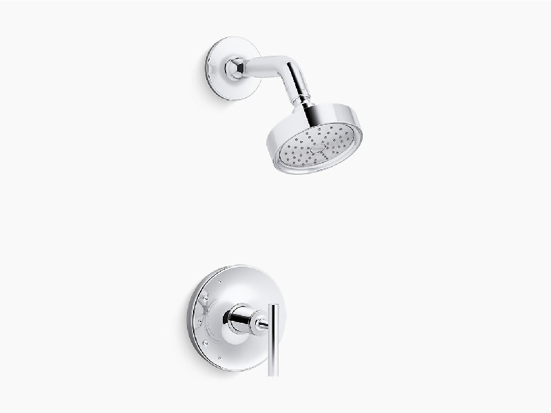 KOHLER K-TS14422-4G PURIST 1.75 GPM RITE-TEMP SHOWER TRIM WITH LEVER HANDLE AND SHOWER HEAD