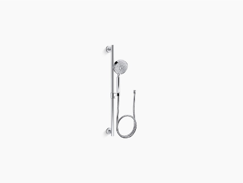 KOHLER K-22178-G PURIST 5 INCH 1.75 GPM MULTI-FUNCTION HAND SHOWER KIT WITH KATALYST AIR INDUCTION TECHNOLOGY