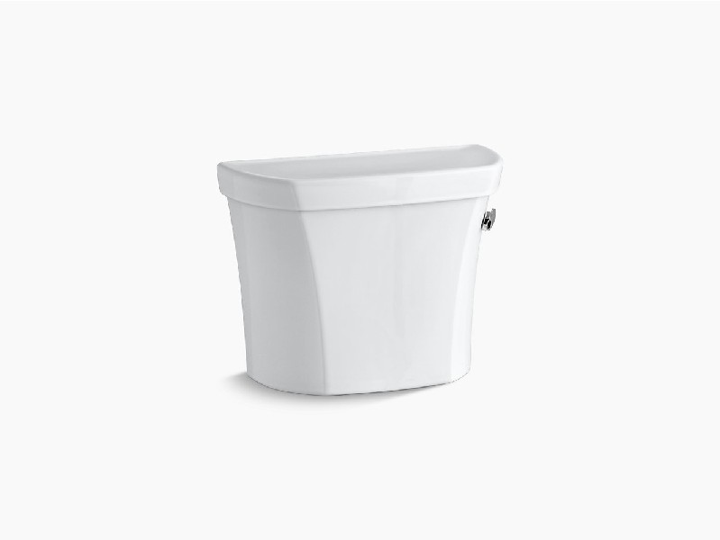 KOHLER K-4467-RZ WELLWORTH 1.28 GPF INSULATED TOILET TANK WITH RIGHT-HAND TRIP LEVER AND COVER LOCKS