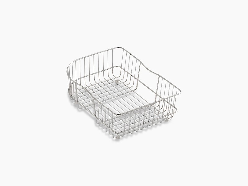 KOHLER K-6521-ST EFFICIENCY 11 3/4 INCH SINK BASKET FOR EXECUTIVE CHEF AND EFFICIENCY KITCHEN SINKS - STAINLESS STEEL
