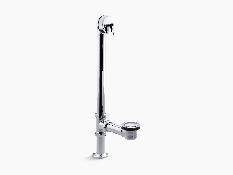 KOHLER K-7159 ARTIFACTS 1 1/2 INCH POP-UP BATH DRAIN FOR ABOVE AND THROUGH-THE-FLOOR FREESTANDING BATH INSTALLATIONS