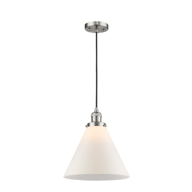 INNOVATIONS LIGHTING 201C-G41-L FRANKLIN RESTORATION X-LARGE CONE 12 INCH ONE LIGHT PENDANT