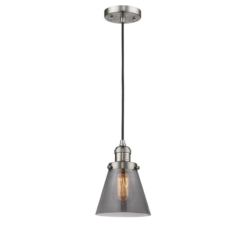 INNOVATIONS LIGHTING 201C-G63 FRANKLIN RESTORATION SMALL CONE 6 INCH ONE LIGHT MINI PENDANT