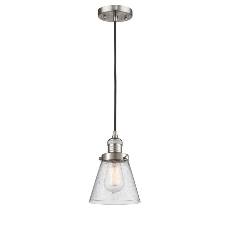 INNOVATIONS LIGHTING 201C-G64 FRANKLIN RESTORATION SMALL CONE 6 INCH ONE LIGHT MINI PENDANT