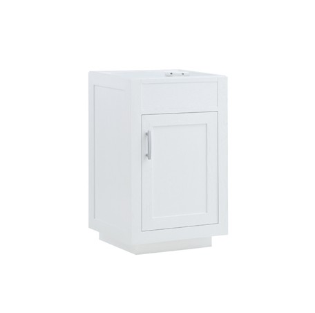 FAIRMONT DESIGNS 1553-V2118 BROOKINGS 21 INCH 1 DOOR VANITY CABINET ONLY - POLAR WHITE
