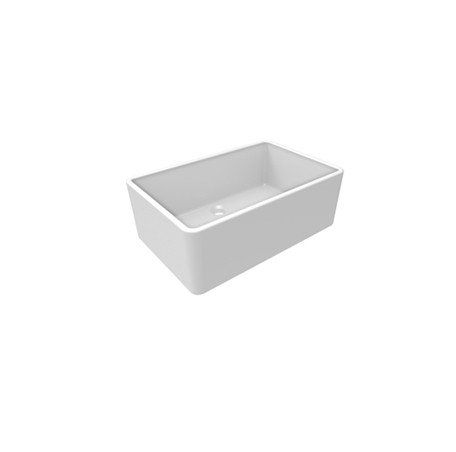 FAIRMONT DESIGNS S-F2016WH 19 3/4 INCH FIRECLAY APRON SINK - WHITE
