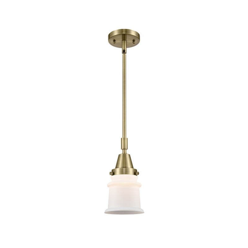 INNOVATIONS LIGHTING 447-1S-G181S CANTON FRANKLIN RESTORATION 6 1/2 INCH 1 LIGHT CEILING MOUNT MINI PENDANT