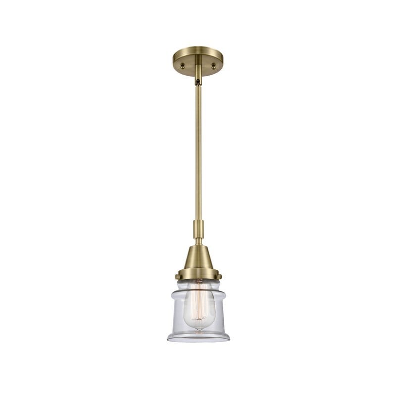 INNOVATIONS LIGHTING 447-1S-G182S CANTON FRANKLIN RESTORATION 6 1/2 INCH 1 LIGHT CEILING MOUNT MINI PENDANT