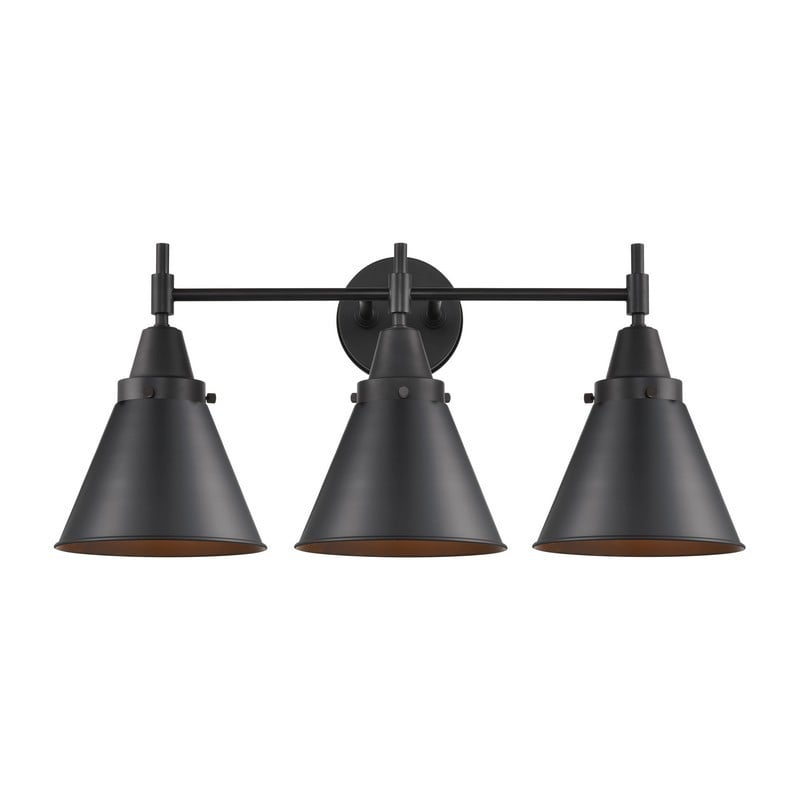 INNOVATIONS LIGHTING 447-3W-M13 CADEN 3 LIGHT 26 INCH METAL SHADE VANITY LIGHT