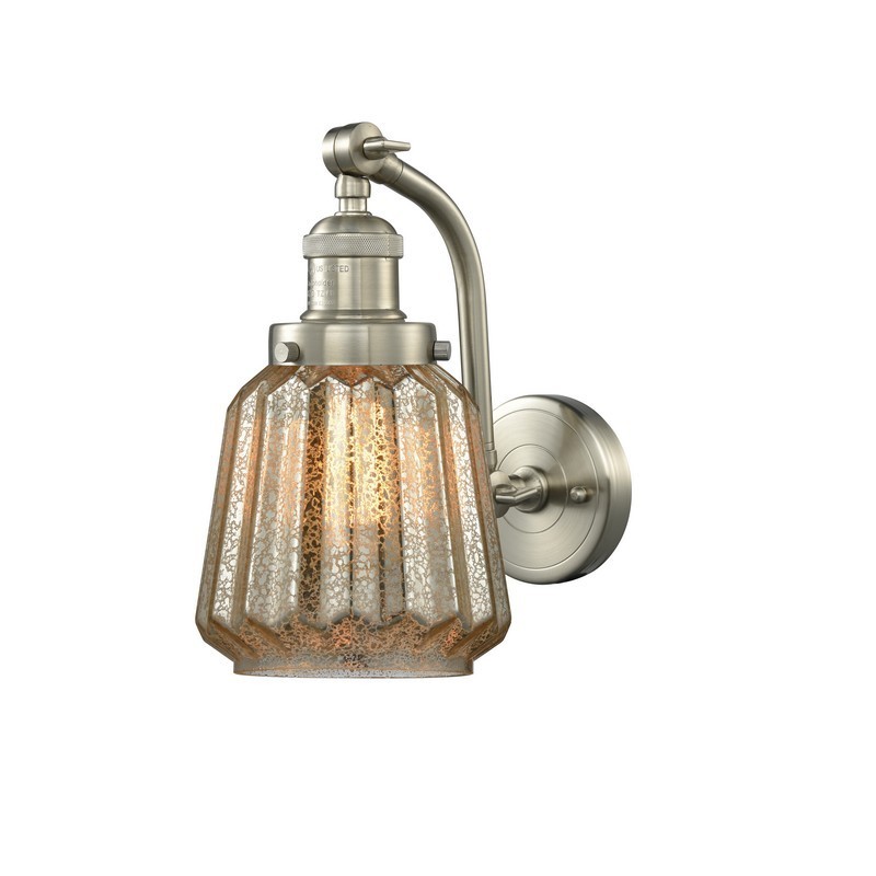 INNOVATIONS LIGHTING 515-1W-G146 FRANKLIN RESTORATION CHATHAM 6 INCH ONE LIGHT UP AND DOWN WALL SCONCE