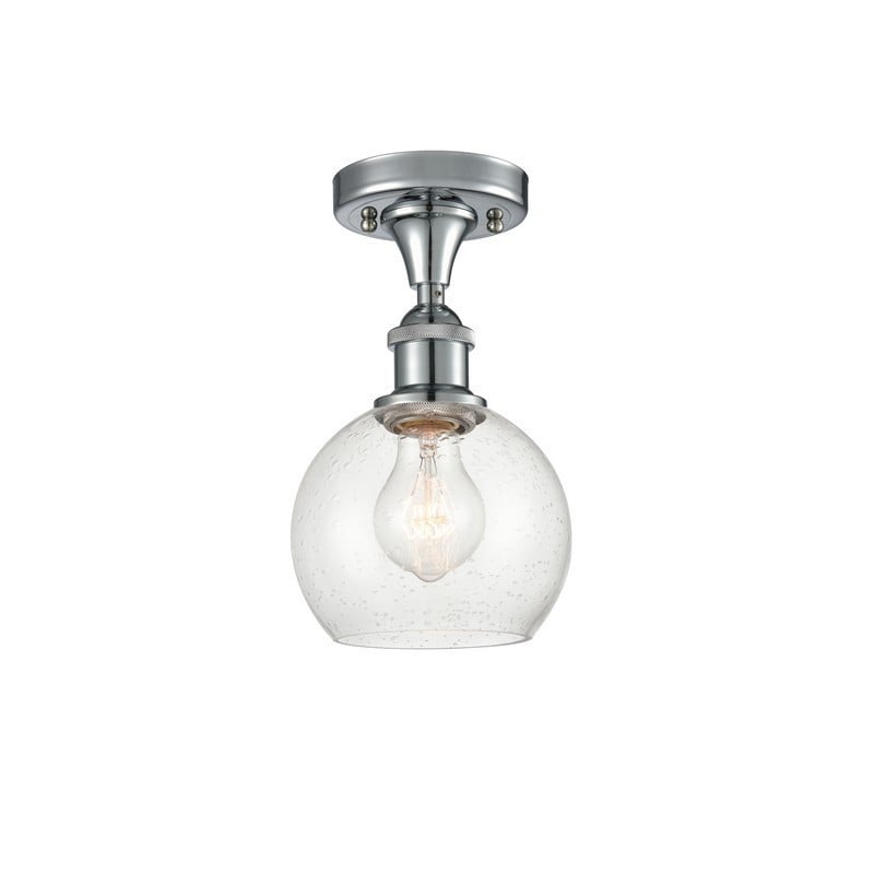 INNOVATIONS LIGHTING 516-1C-G124-6 ATHENS BALLSTON 6 INCH 1 LIGHT CEILING MOUNT SEMI FLUSH MOUNT LIGHT