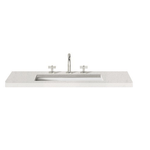 ROBERN TA36UCO-8CS6 36 INCH VANITY TOP WITH RECTANGLE SINK FOR HELDEN VANITY BASE