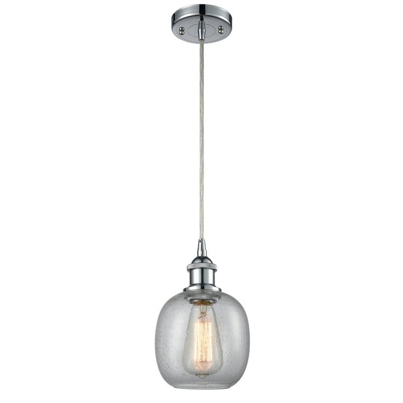 INNOVATIONS LIGHTING 516-1P-G104 BALLSTON BELFAST 6 INCH ONE LIGHT CLEAR GLASS MINI PENDANT