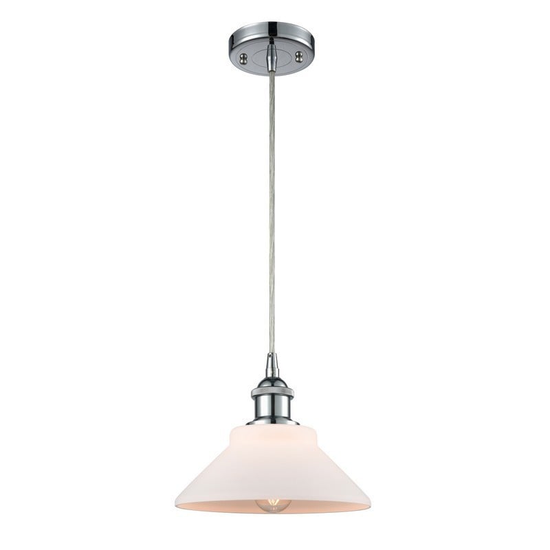 INNOVATIONS LIGHTING 516-1P-G131 BALLSTON ORWELL 8 3/8 INCH ONE LIGHT MATTE WHITE MINI PENDANT