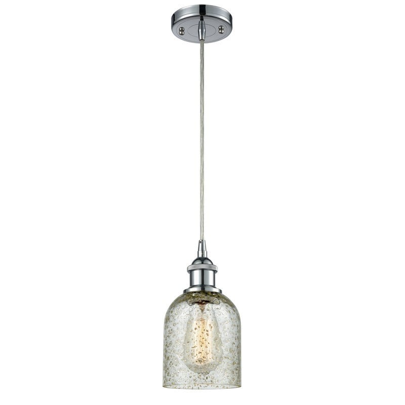 INNOVATIONS LIGHTING 516-1P-G259 BALLSTON CALEDONIA 5 INCH ONE LIGHT MICA GLASS MINI PENDANT