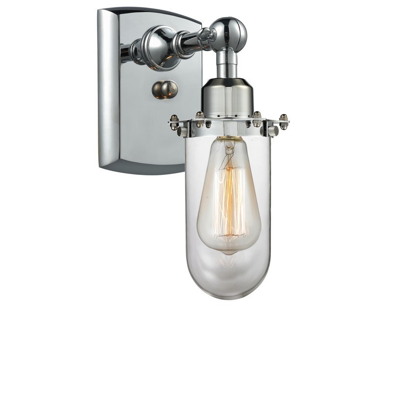 INNOVATIONS LIGHTING 516-1W-232-CL AUSTERE KINGSBURY 4 1/2 INCH ONE LIGHT UP AND DOWN WALL SCONCE