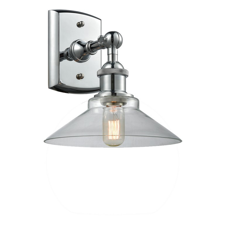 INNOVATIONS LIGHTING 516-1W-G132 BALLSTON DISC 8 3/8 INCH ONE LIGHT UP AND DOWN CLEAR GLASS WALL SCONCE