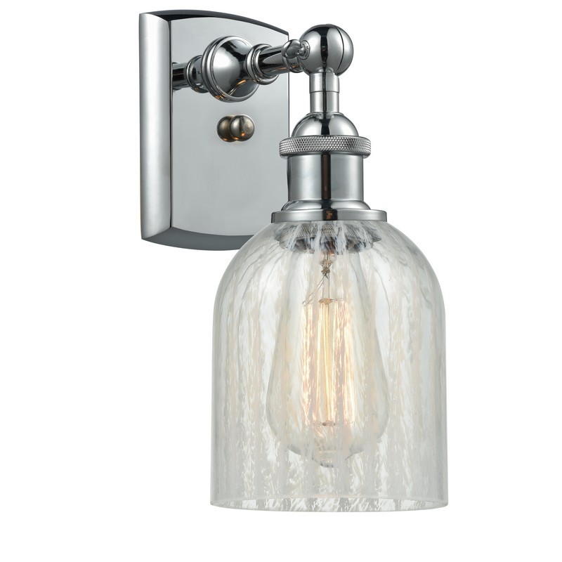 INNOVATIONS LIGHTING 516-1W-G2511 BALLSTON CALEDONIA 5 INCH ONE LIGHT UP AND DOWN MOUCHETTE GLASS WALL SCONCE