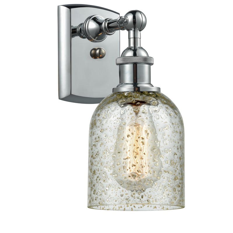 INNOVATIONS LIGHTING 516-1W-G259 BALLSTON CALEDONIA 5 INCH ONE LIGHT UP AND DOWN MICA GLASS WALL SCONCE