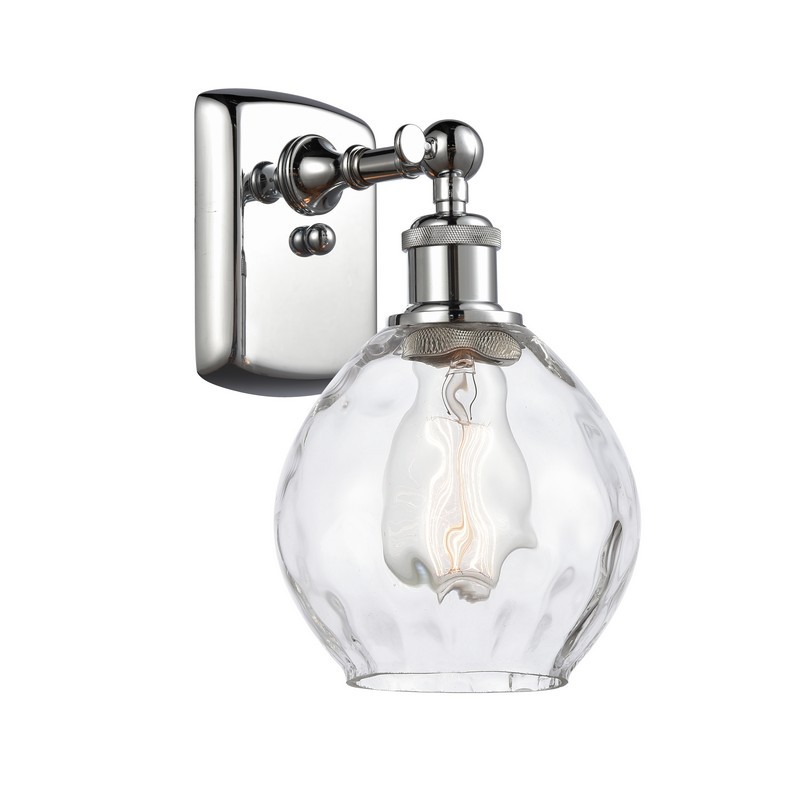 INNOVATIONS LIGHTING 516-1W-G362 BALLSTON SMALL WAVERLY 6 INCH 1 LIGHT CLEAR GLASS WALL SCONCE