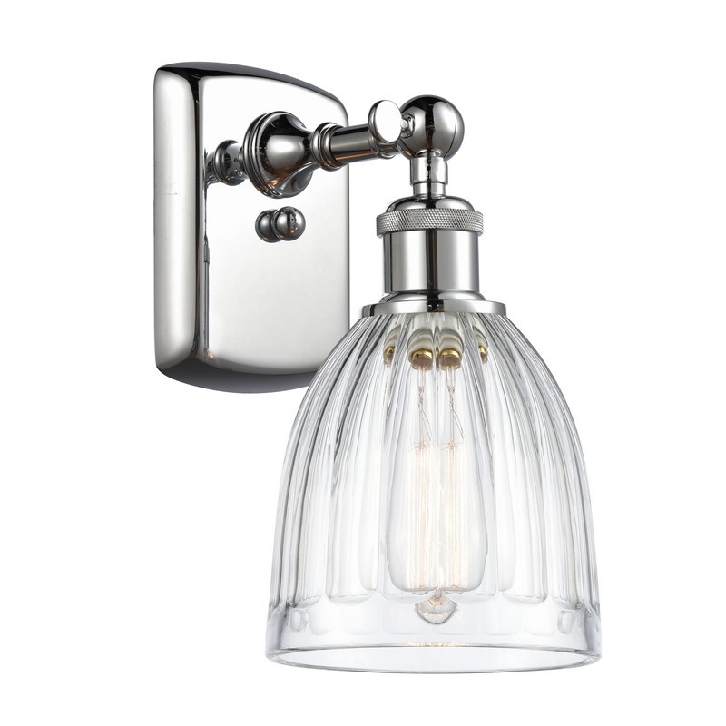 INNOVATIONS LIGHTING 516-1W-G442 BALLSTON BROOKFIELD 5 3/4 INCH 1 LIGHT CLEAR GLASS WALL SCONCE