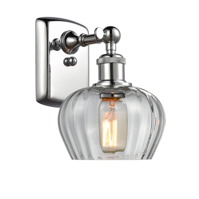 INNOVATIONS LIGHTING 516-1W-G92 BALLSTON FENTON 6 1/2 INCH ONE LIGHT UP AND DOWN CLEAR GLASS WALL SCONCE