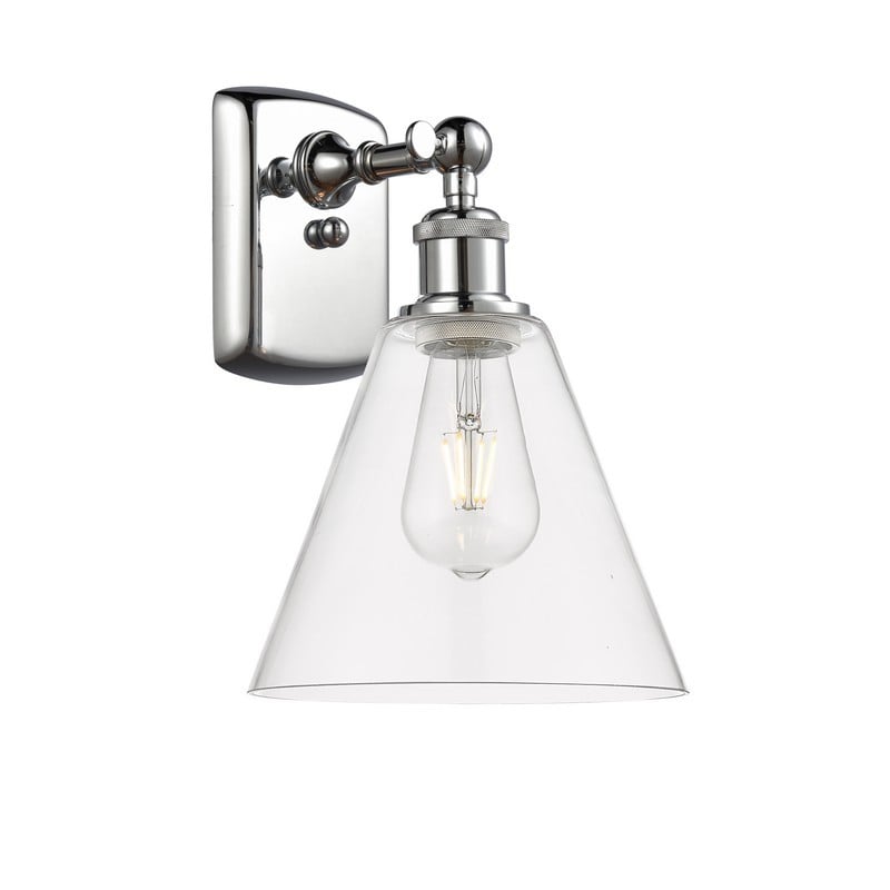 INNOVATIONS LIGHTING 516-1W-GBC-82 BALLSTON CONE BALLSTON 8 INCH 1 LIGHT WALL MOUNT WALL SCONCE