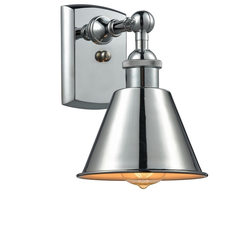 INNOVATIONS LIGHTING 516-1W-M8 BALLSTON SMITHFIELD 7 INCH ONE LIGHT UP AND DOWN METAL WALL SCONCE