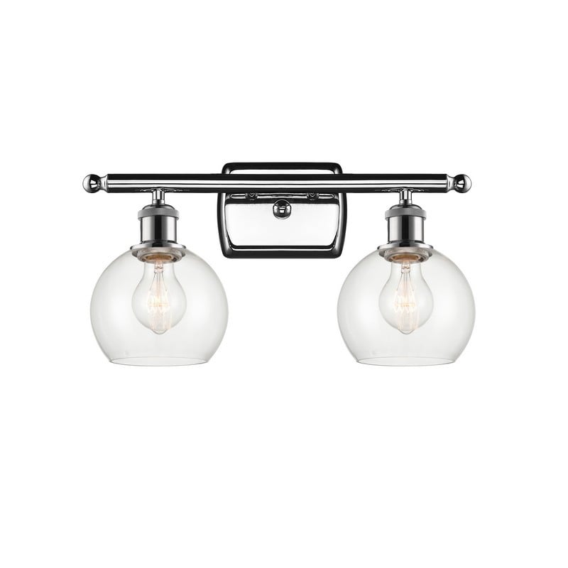 INNOVATIONS LIGHTING 516-2W-G122-6 ATHENS BALLSTON 16 INCH 2 LIGHT WALL MOUNT BATH VANITY LIGHT