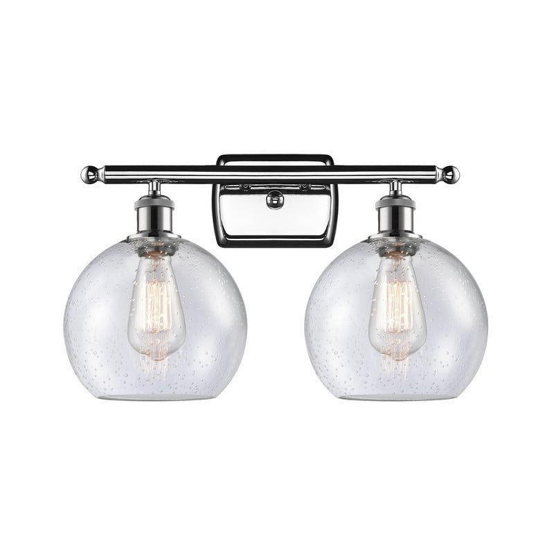 INNOVATIONS LIGHTING 516-2W-G124-8 ATHENS BALLSTON 18 INCH 2 LIGHT WALL MOUNT BATH VANITY LIGHT