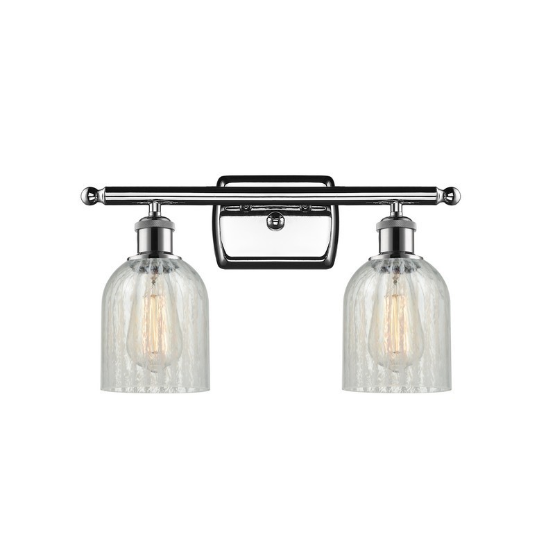 INNOVATIONS LIGHTING 516-2W-G2511 BALLSTON SALINA 16 INCH TWO LIGHT WALL MOUNT VANITY LIGHT WITH CLEAR SPIRAL FLUTED GLASS SHADE