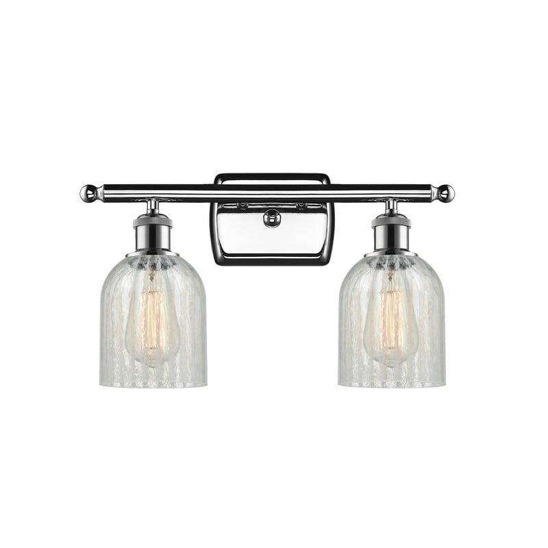 INNOVATIONS LIGHTING 516-2W-G2511 BALLSTON SALINA 16 INCH TWO LIGHT WALL MOUNT VANITY LIGHT WITH CLEAR SPIRAL FLUTED GLASS SHADE