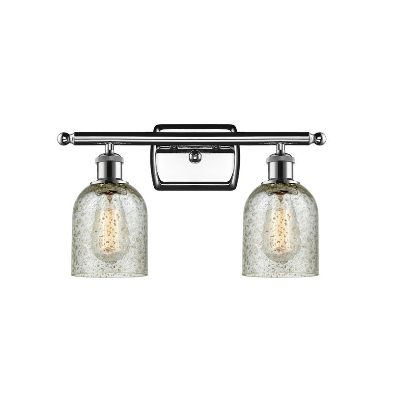 INNOVATIONS LIGHTING 516-2W-G259 BALLSTON SALINA 16 INCH TWO LIGHT WALL MOUNT VANITY LIGHT WITH CLEAR SPIRAL FLUTED GLASS SHADE