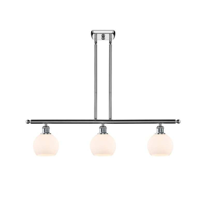 INNOVATIONS LIGHTING 516-3I-G121-6 ATHENS BALLSTON 36 INCH 3 LIGHT CEILING MOUNT ISLAND LIGHT