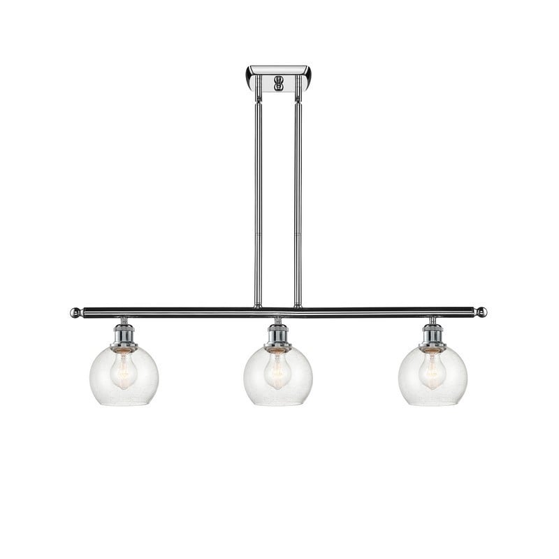 INNOVATIONS LIGHTING 516-3I-G124-6 ATHENS BALLSTON 36 INCH 3 LIGHT CEILING MOUNT ISLAND LIGHT