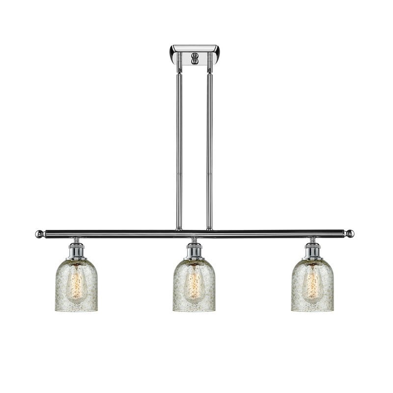 INNOVATIONS LIGHTING 516-3I-G259 BALLSTON CALEDONIA 36 INCH THREE LIGHT MICA GLASS ISLAND LIGHT