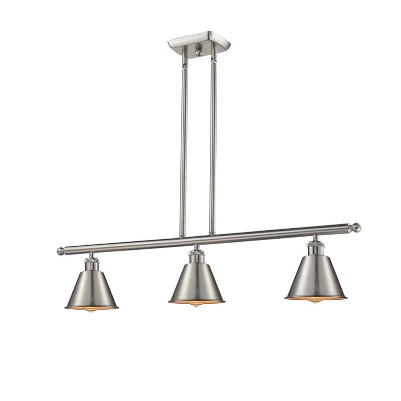 INNOVATIONS LIGHTING 516-3I-M8 BALLSTON SMITHFIELD 36 INCH THREE LIGHT ISLAND LIGHT