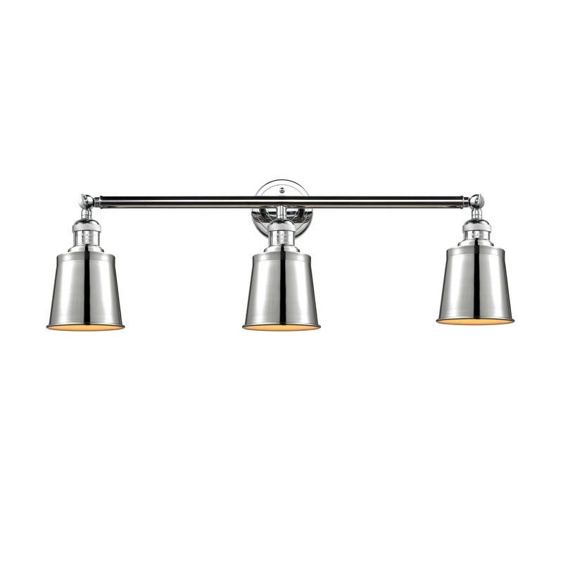 INNOVATIONS LIGHTING 205-M9 ADDISON FRANKLIN RESTORATION 32 INCH 3 LIGHT WALL MOUNT BATH VANITY LIGHT