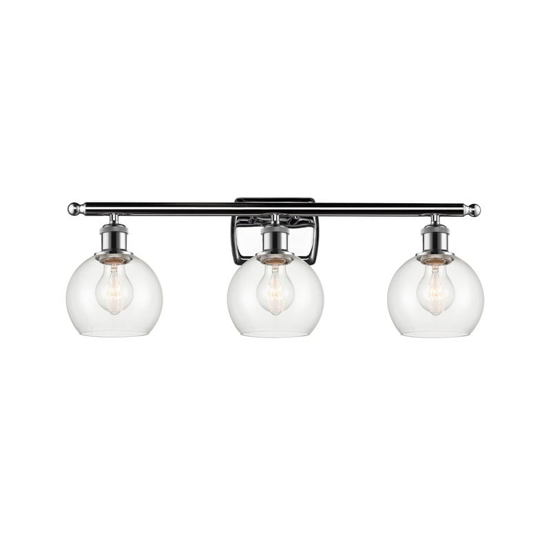 INNOVATIONS LIGHTING 516-3W-G122-6 ATHENS BALLSTON 26 INCH 3 LIGHT WALL MOUNT BATH VANITY LIGHT