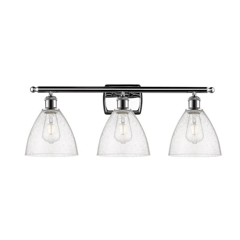 INNOVATIONS LIGHTING 516-3W-GBD-754 BALLSTON DOME BALLSTON 28 INCH 3 LIGHT WALL MOUNT BATH VANITY LIGHT