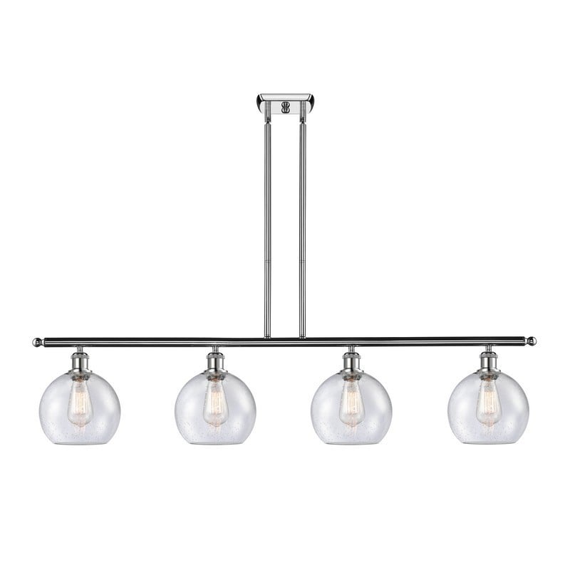 INNOVATIONS LIGHTING 516-4I-G124-8 ATHENS BALLSTON 48 INCH 4 LIGHT CEILING MOUNT ISLAND LIGHT