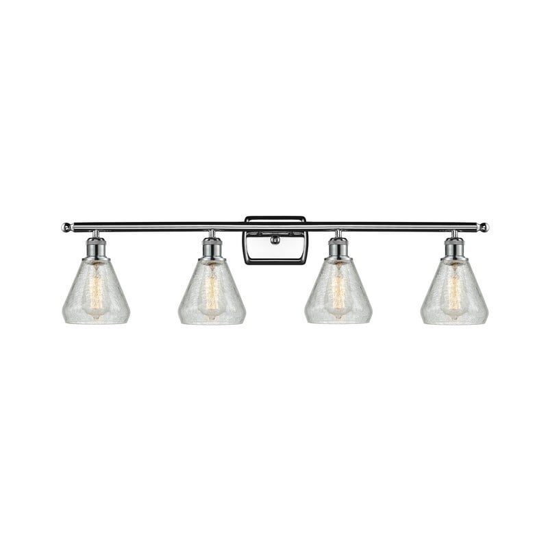 INNOVATIONS LIGHTING 516-4W-G275 BALLSTON CONESUS 36 INCH FOUR LIGHT WALL MOUNT VANITY LIGHT