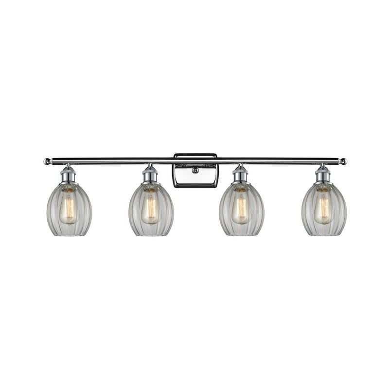 INNOVATIONS LIGHTING 516-4W-G82 BALLSTON EATON 36 INCH FOUR LIGHT WALL MOUNT CLEAR GLASS VANITY LIGHT