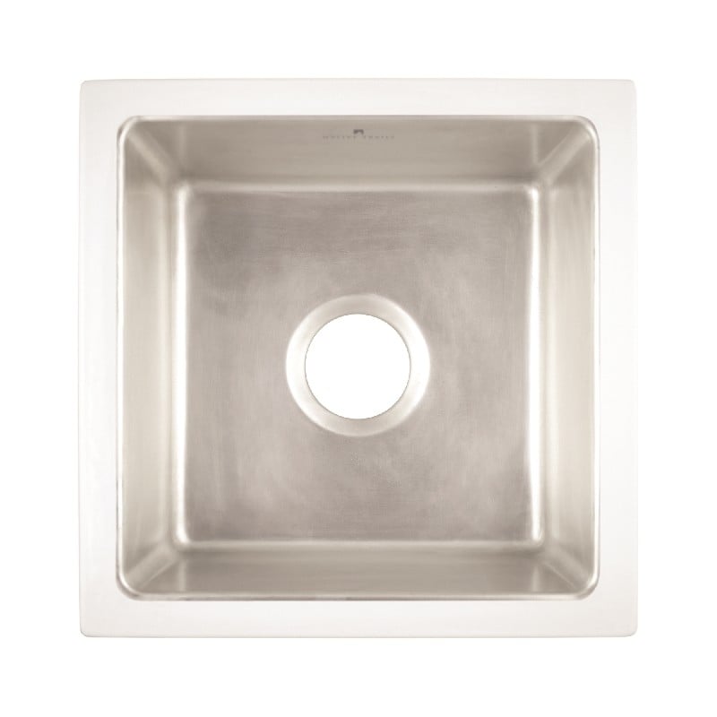 NATIVE TRAILS PMB1515 PRECIOUS METALS REVELER 15 3/4 INCH FIRECLAY BAR AND PREP KITCHEN SINK