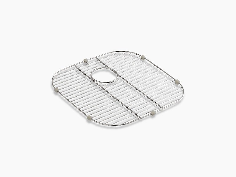 KOHLER K-6389-ST UNDERTONE 17 3/4 INCH STAINLESS STEEL SINK RACK FOR K-3356 AND K-3356 PRESERVE SINKS