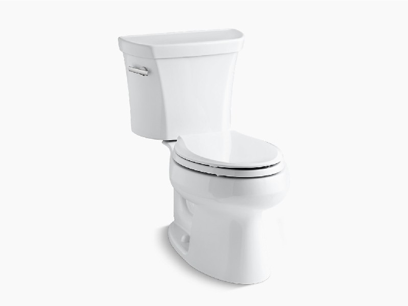 KOHLER K-3998-U WELLWORTH 30 INCH TWO-PIECE ELONGATED 1.28 GPF TOILET WITH INSULATED TANK